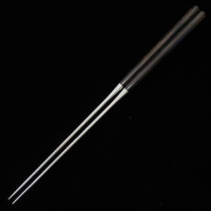 黒檀八角柄 盛箸 黒檀鞘 ＋ 収納袋付き (150/180mm)