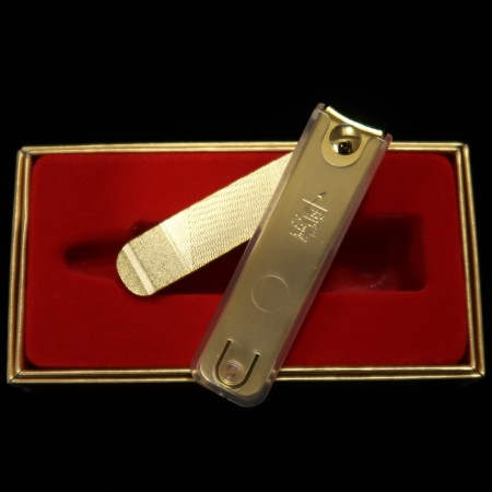服部利器製作所 爪切り クロムメッキ  Gold 7cm