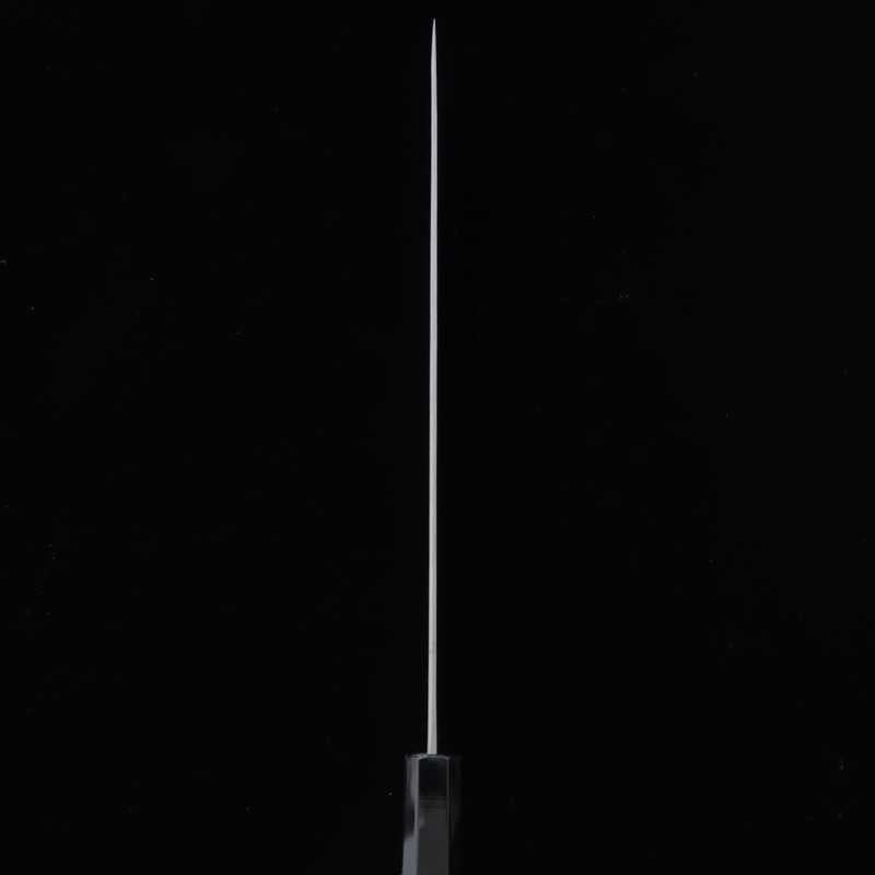 Sujihiki NIGARA SG2 Black damasco cabo de ébano com chifre de Buffalo (255mm)
