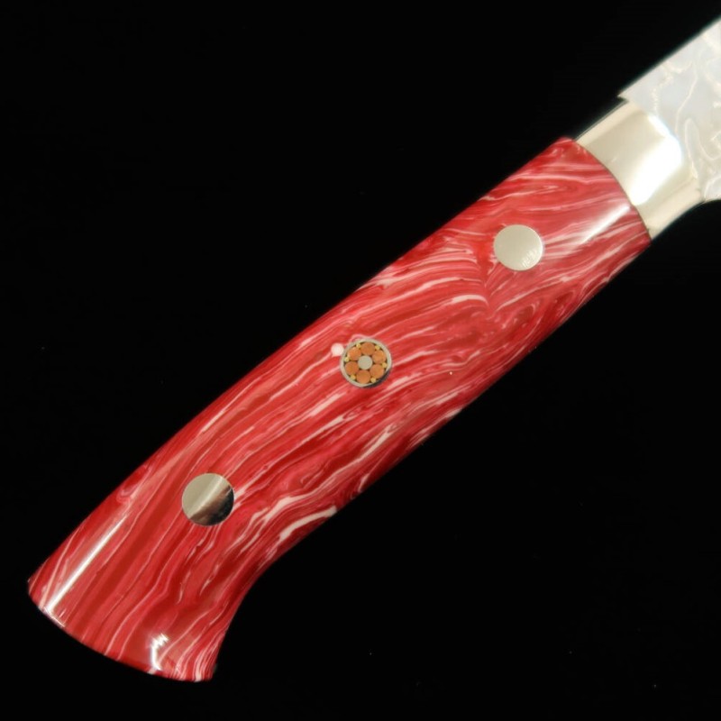 Saji Takeshi R2 Finition Diamant Petty Red Turquoise (130/150 mm)