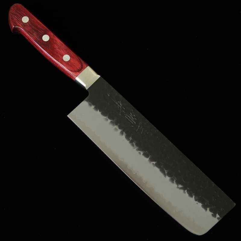 Nakiri MIURA Aogami Super acabamento kurouchi martelado (165mm)