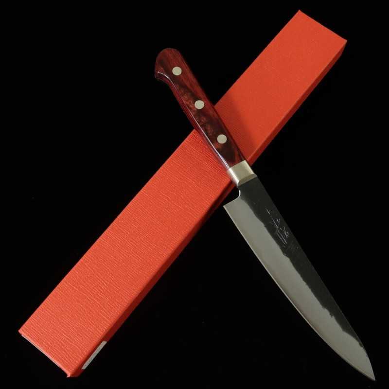 MIURA Miura petty acero Aogami Super acabado negro nashiji (135 mm)
