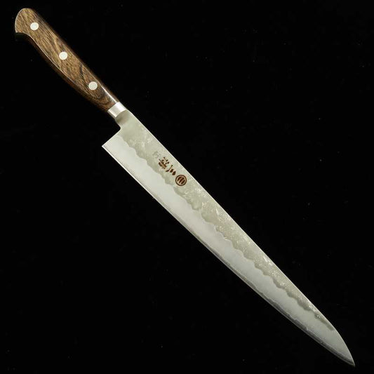 Sujihiki MIURA Ginsan com cabo marrom escuro (240/270mm)