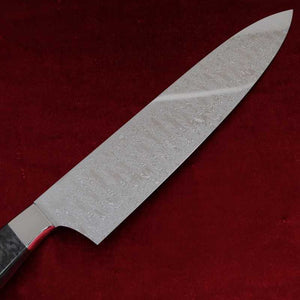 SK JAPAN 【impermeable】serie DAMA DAMASTEEL gyuto pulido espejo completo mango de fibra de carbono personalizada (240 mm)