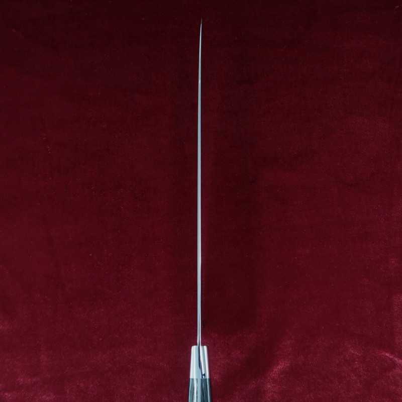 SK JAPAN 【impermeable】serie DAMA DAMASTEEL gyuto pulido espejo completo mango de fibra de carbono personalizada (240 mm)