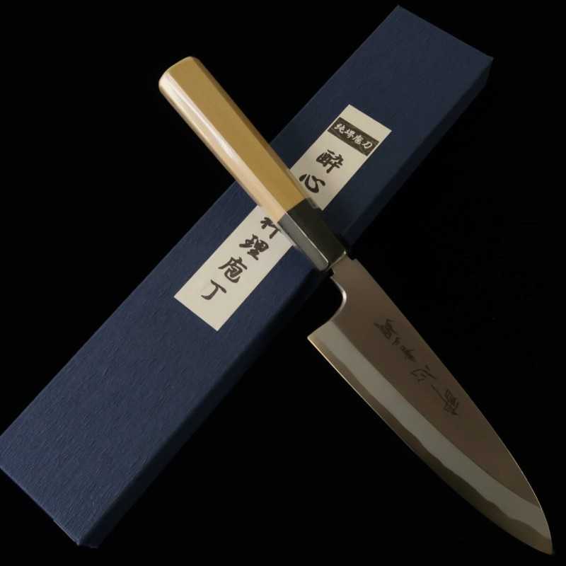 酔心 SUISIN 舟行 青紙二号 本霞 朴八角柄 (165mm)