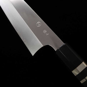 Tadokoro Hamono TADOKORO HAMONO Makoto-saku Gingami nº3 acabado espejo, gyuto, mango octogonal de ébano con anillo de plata (210 mm)