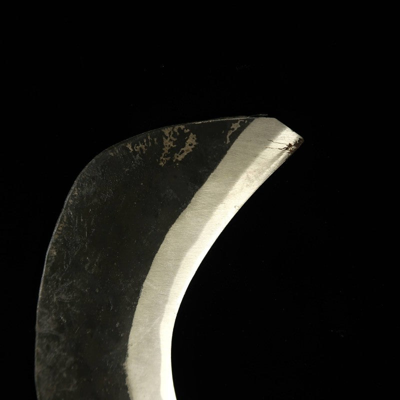 Takeda Cutelaria TAKEDA Bitchu forjado à mão, foice de mão, Hitachi Aogami #1 (210mm)
