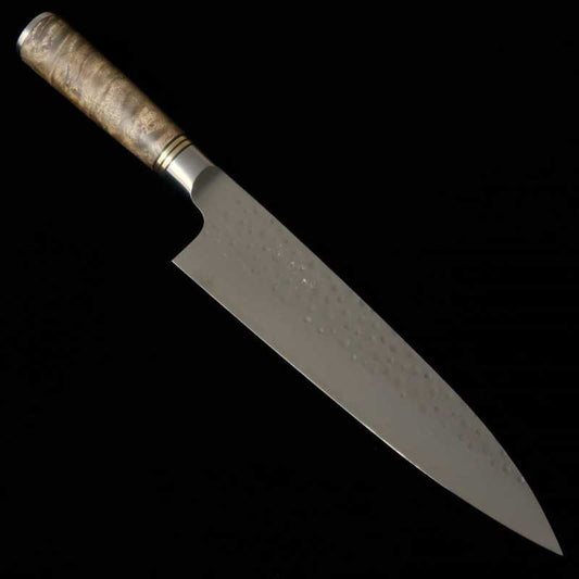 Takeshi Saji Gyuto R2 martelé manche en bois de burma (210/240 mm)