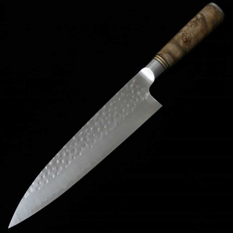 佐治武士 TAKESHI SAJI 牛刀 SG2 槌目 花梨柄 （210/240mm）