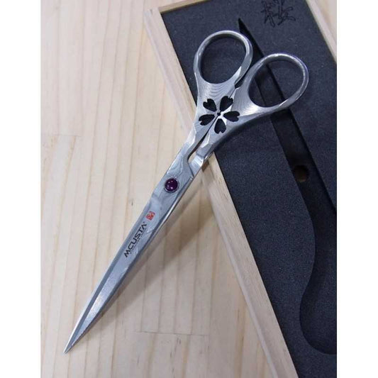 Mcusta Damascus Scissors Sakura DDS-0170D (170mm)