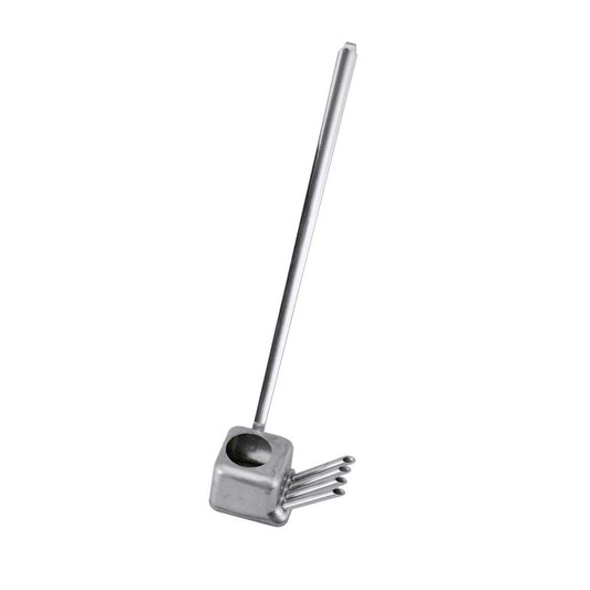 Grille pour anguille, 4 becs pour sauce