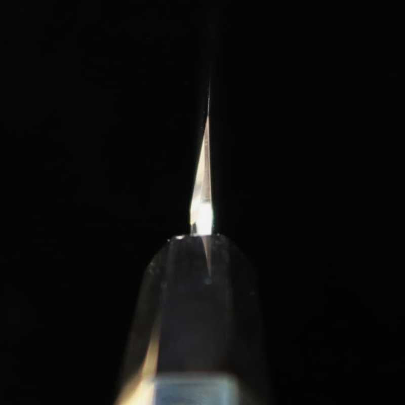 三浦 MIURA 柳刃 銀紙三号 血流し付き 黒檀銀巻柄 朴鞘 (300mm)